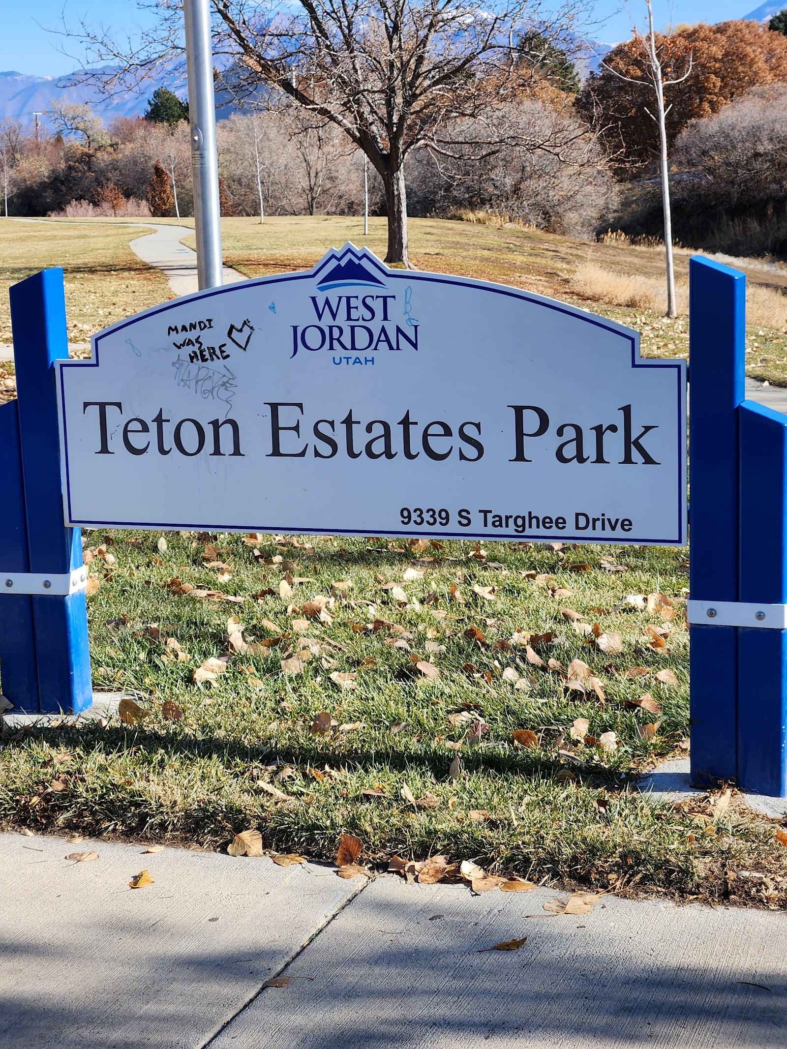 Teton Estates Park, photo by Dirk Burton