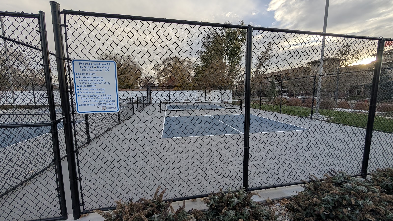 Taylorsville Pickleball Courts, photo by gonzalo espejo