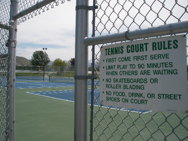 Rosewood Park Pickleball courts, photo by David Beecher