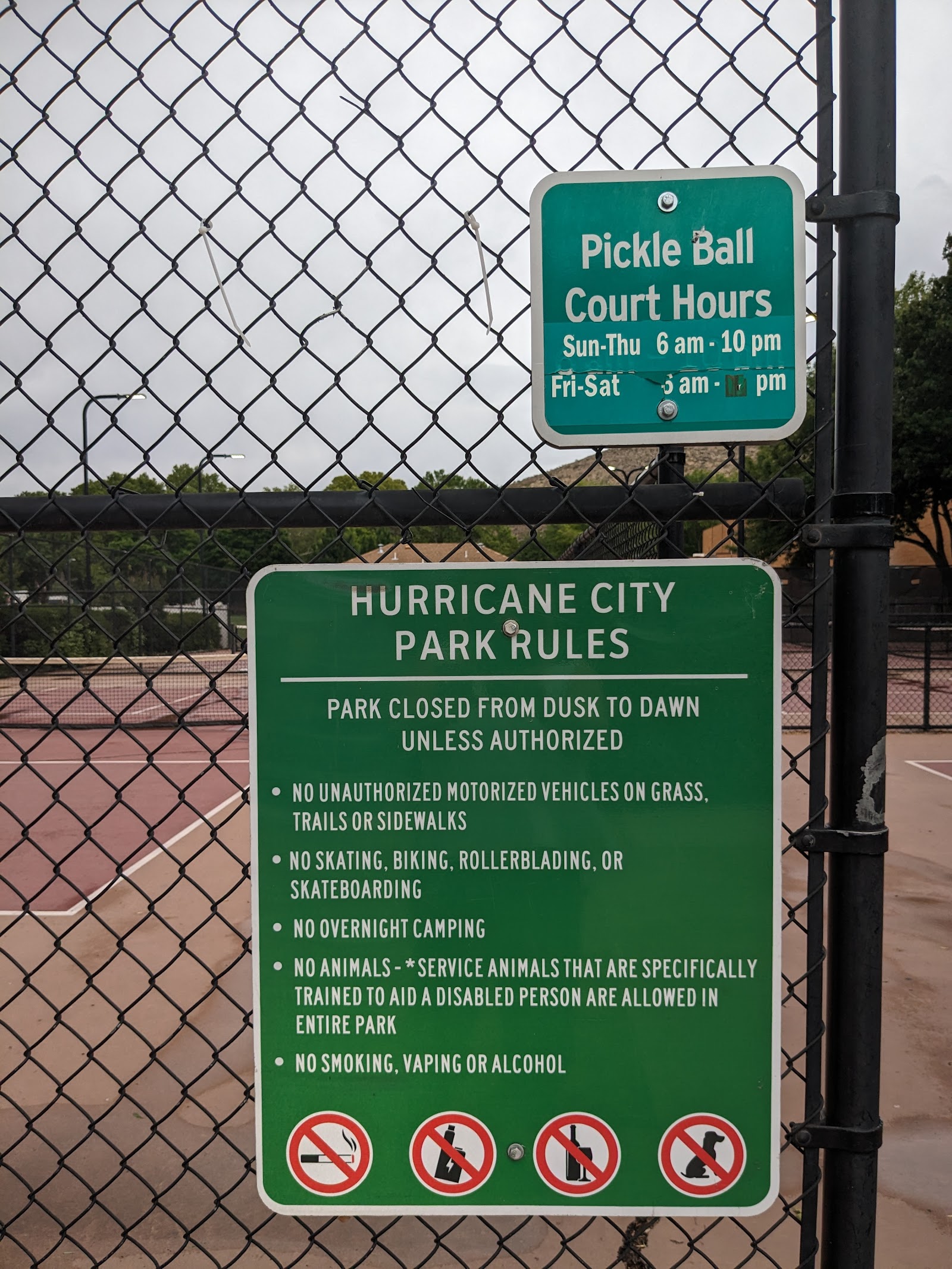 Hurricane Pickleball Courts, photo by Lyndie Thornton