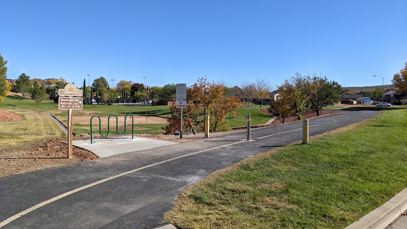 Larkspur Park, photo by Joseph Cowdell